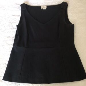 Kate Spade black top with bows on shoulders